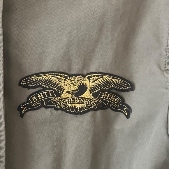 CLOSED Military Zip Up Jacket with Inner Jacket and Sequin Detailing Sz M - Picture 5 of 14